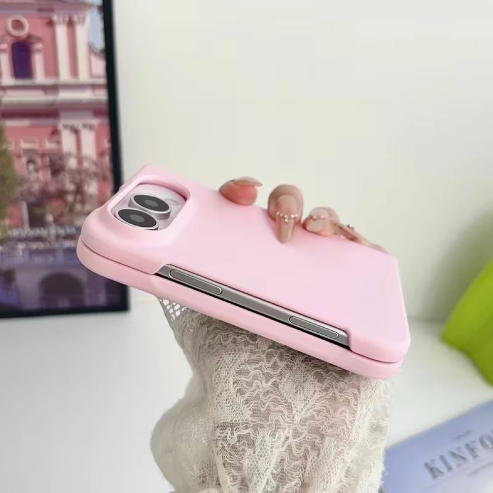 Coque iPhone Duo - Plastique finition Soft Touch - Violet