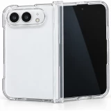 Coque iPhone Duo - Plastique lisse Clear avec protection charnière - Transparent