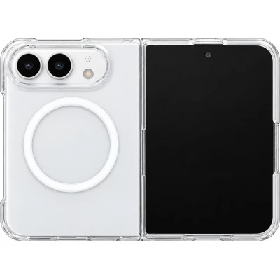 Coque iPhone Duo - Crystal Mag transparent avec MagSafe et protection intégrale antichoc - Transparent