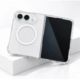 Coque iPhone Duo - Crystal Mag transparent avec MagSafe et protection intégrale antichoc - Transparent