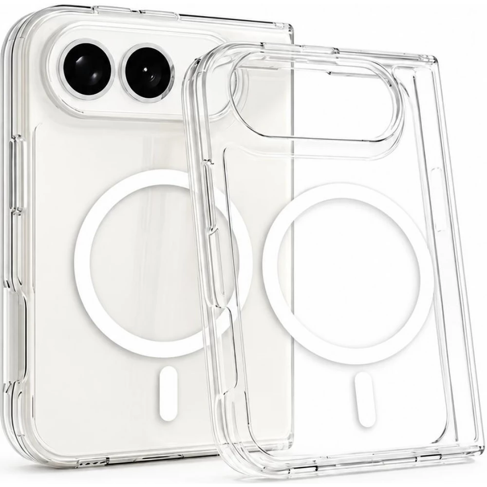 Hülle iPhone Duo - MagSafe kompatibel Gummi transparent TPU Silikon