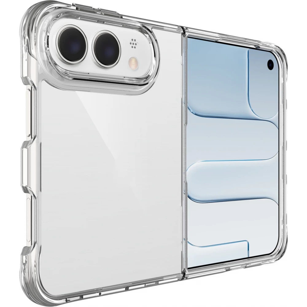 Coque iPhone Duo - Gel Transparent Silicone Bumper anti-choc avec protections pour coins