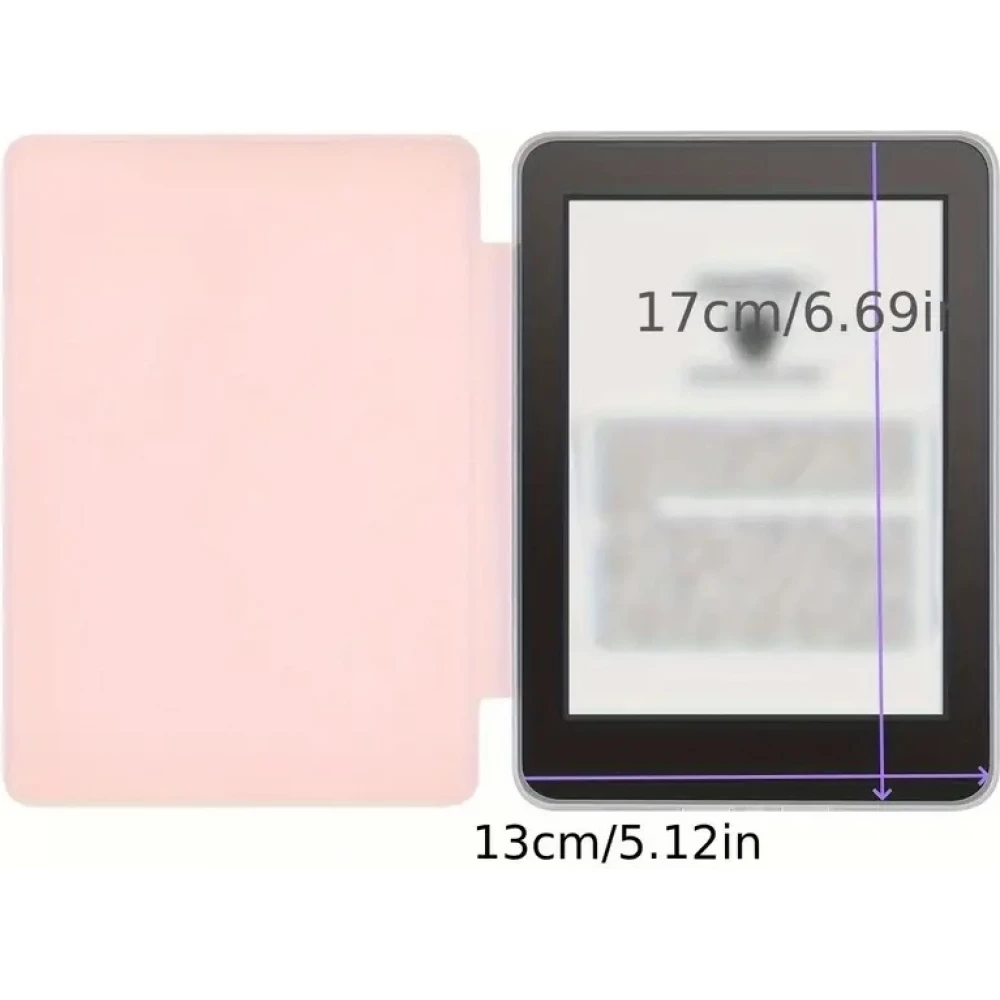 Kindle Paperwhite 2024 (12e génération) Case Hülle - Ultra-transparente Acryl- und TPU-Hülle mit Stosschutz und Standby / Weckfunktion - Schwarz