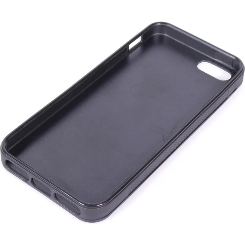 Coque personnalisée avec bords en silicone noir - iPhone 5