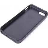Coque personnalisée avec bords en silicone noir - iPhone 5