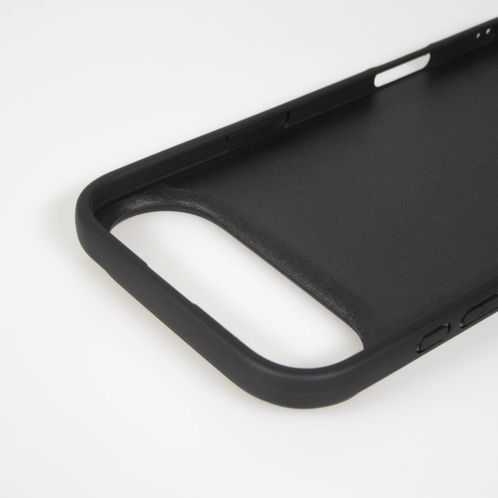 Coque personnalisée avec bords en silicone noir - iPhone Air