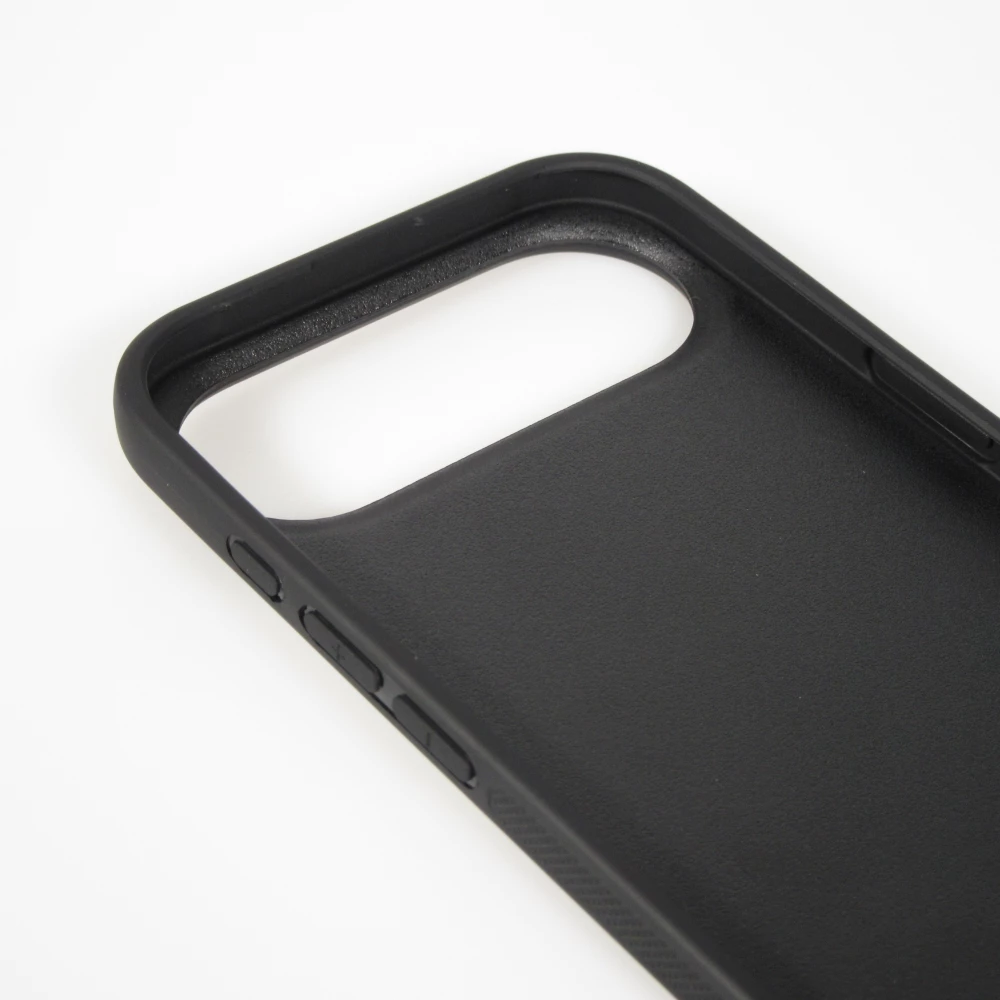 Coque personnalisée avec bords en silicone noir - iPhone Air