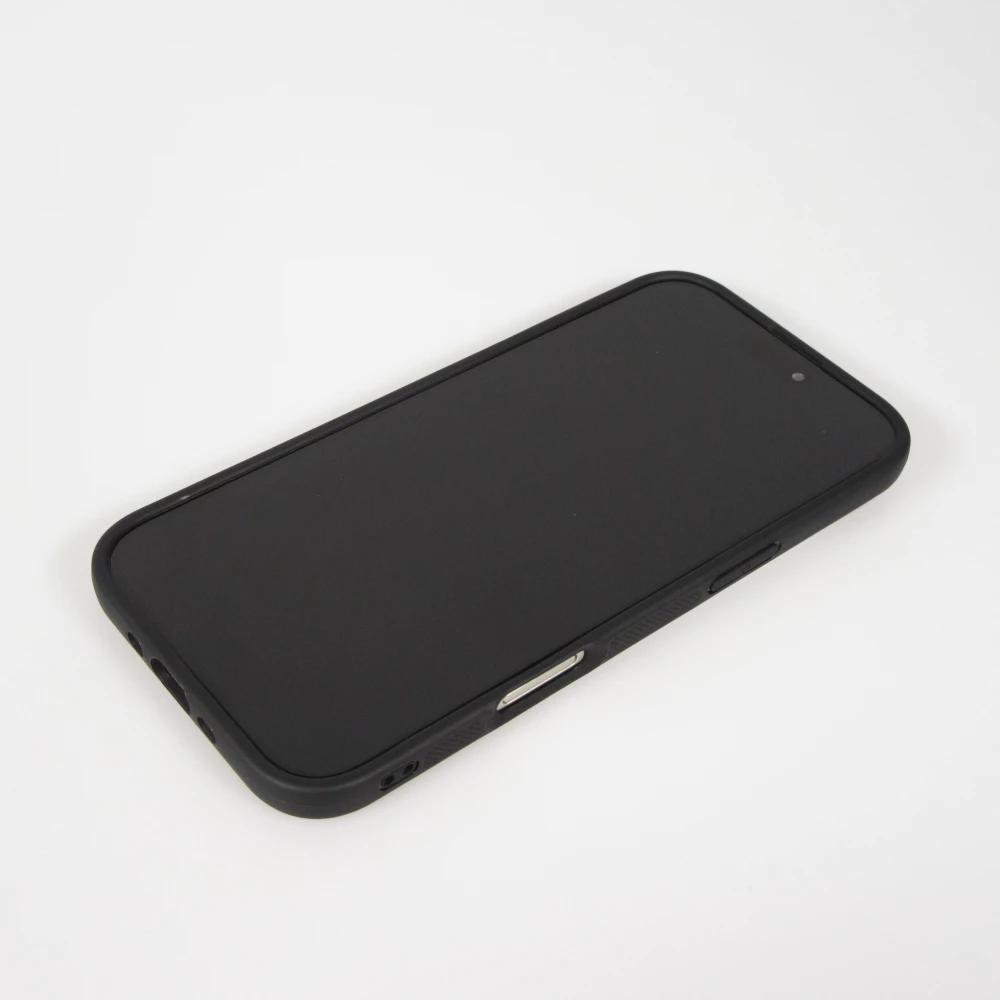 Coque personnalisée avec bords en silicone noir - iPhone Air