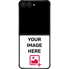 Coque personnalisée en silicone rigide noir - Galaxy Z Flip7