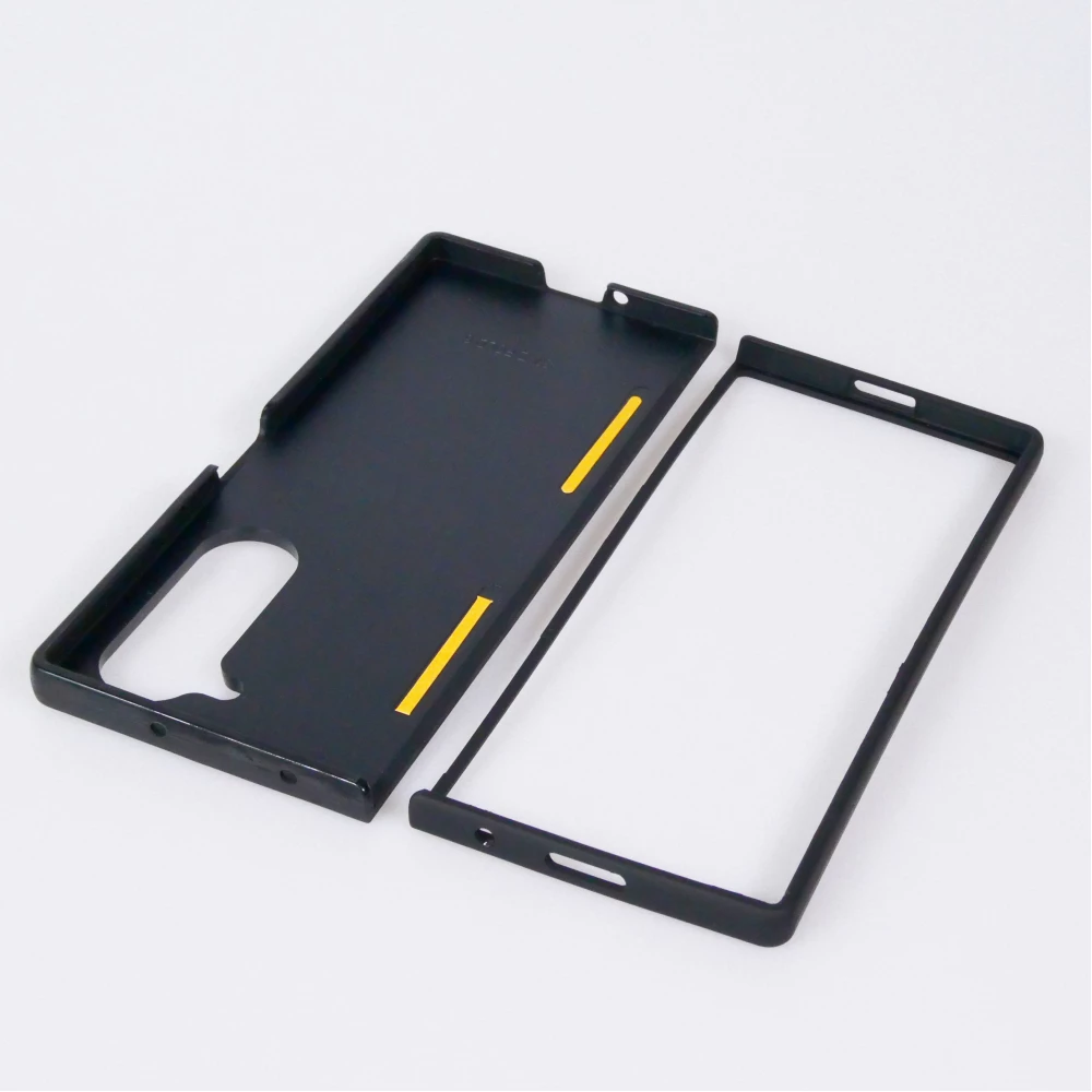 Coque personnalisée en silicone rigide noir - Galaxy Z Fold6