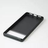 Coque personnalisée en silicone rigide noir - Google Pixel 6a