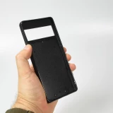 Coque personnalisée en silicone rigide noir - Google Pixel 6a