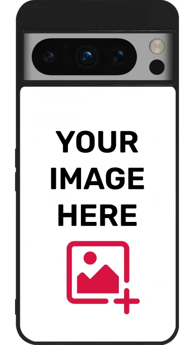 Coque personnalisée en silicone rigide noir - Google Pixel 8 Pro