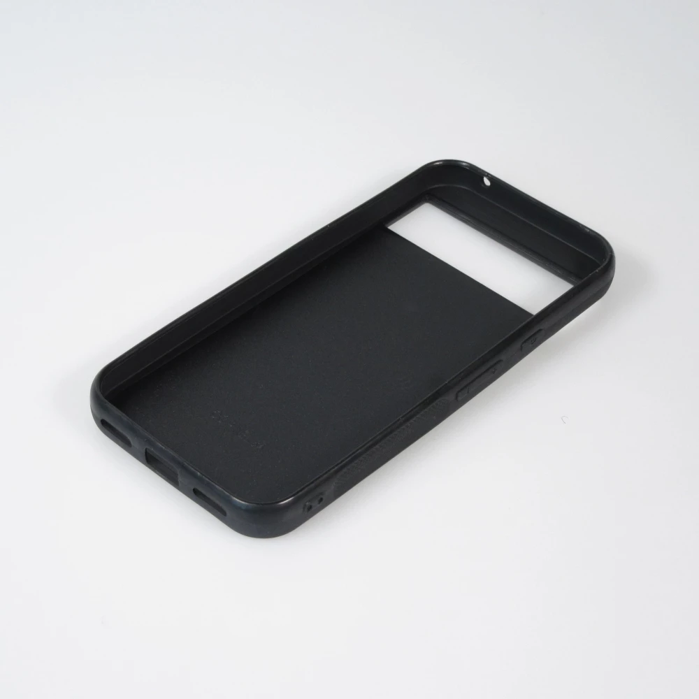 Coque personnalisée en silicone rigide noir - Google Pixel 8a