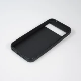 Coque personnalisée en silicone rigide noir - Google Pixel 8a