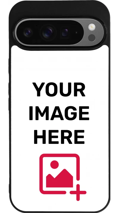 Coque personnalisée en silicone rigide noir - Google Pixel 9 Pro XL