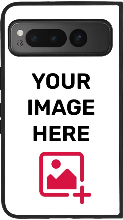Custom Hülle Silikon schwarz - Google Pixel Fold