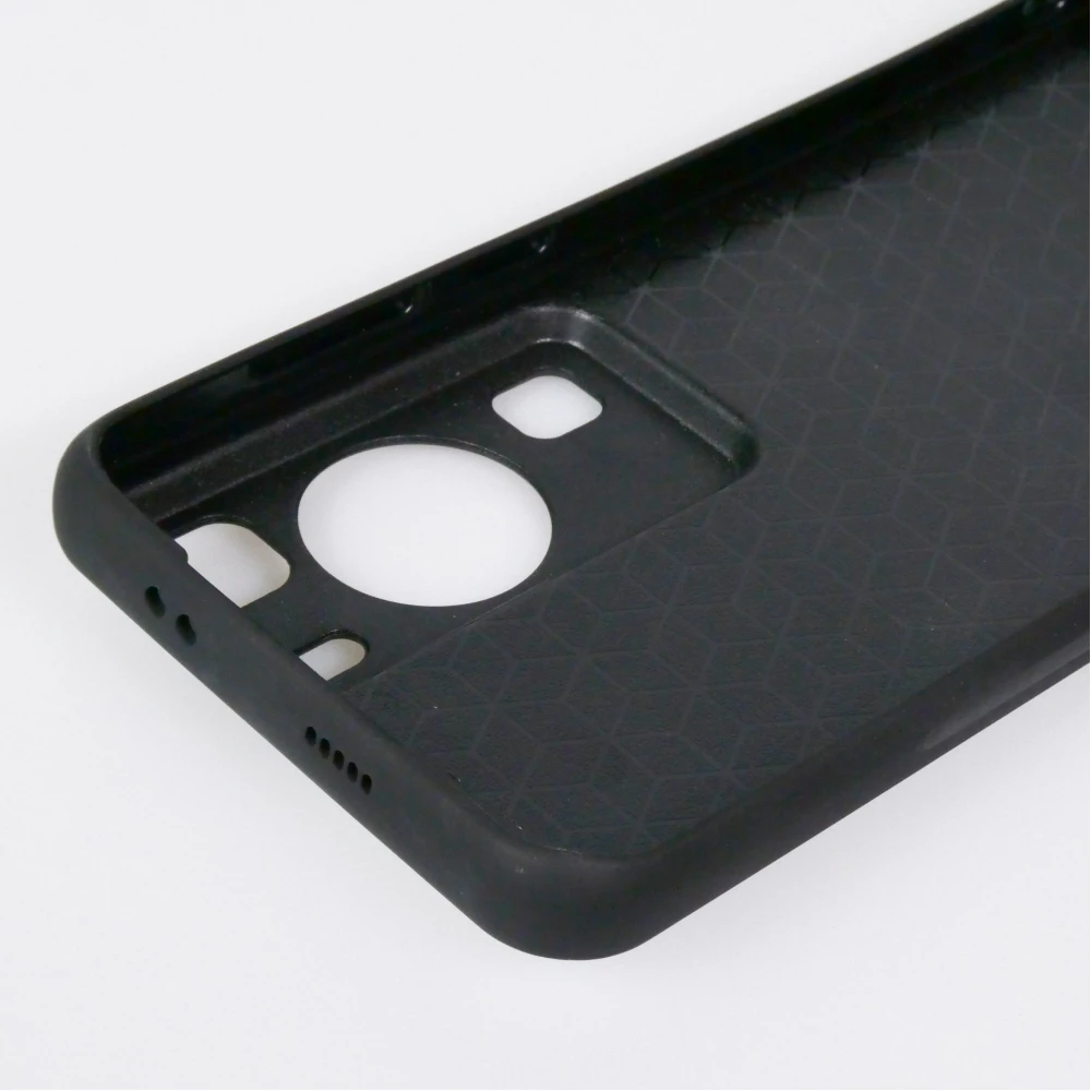 Custom Hülle Silikon schwarz - Huawei P60