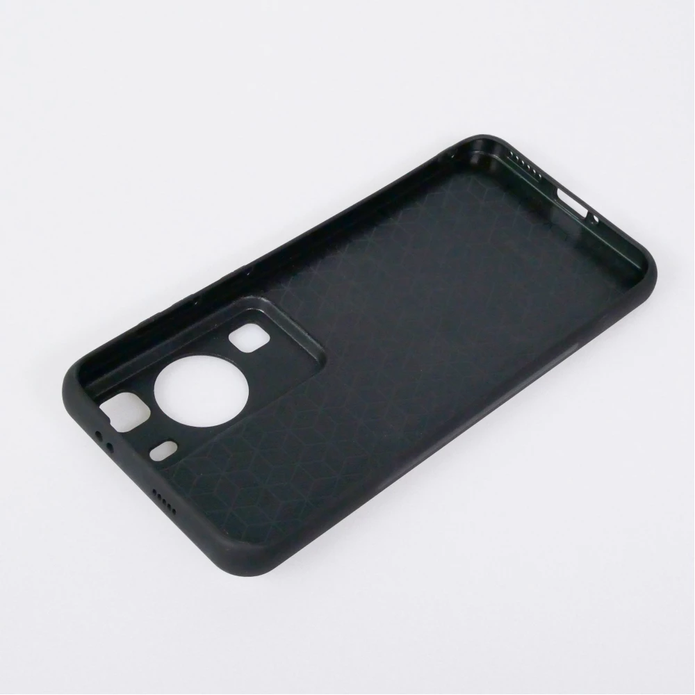 Custom Hülle Silikon schwarz - Huawei P60
