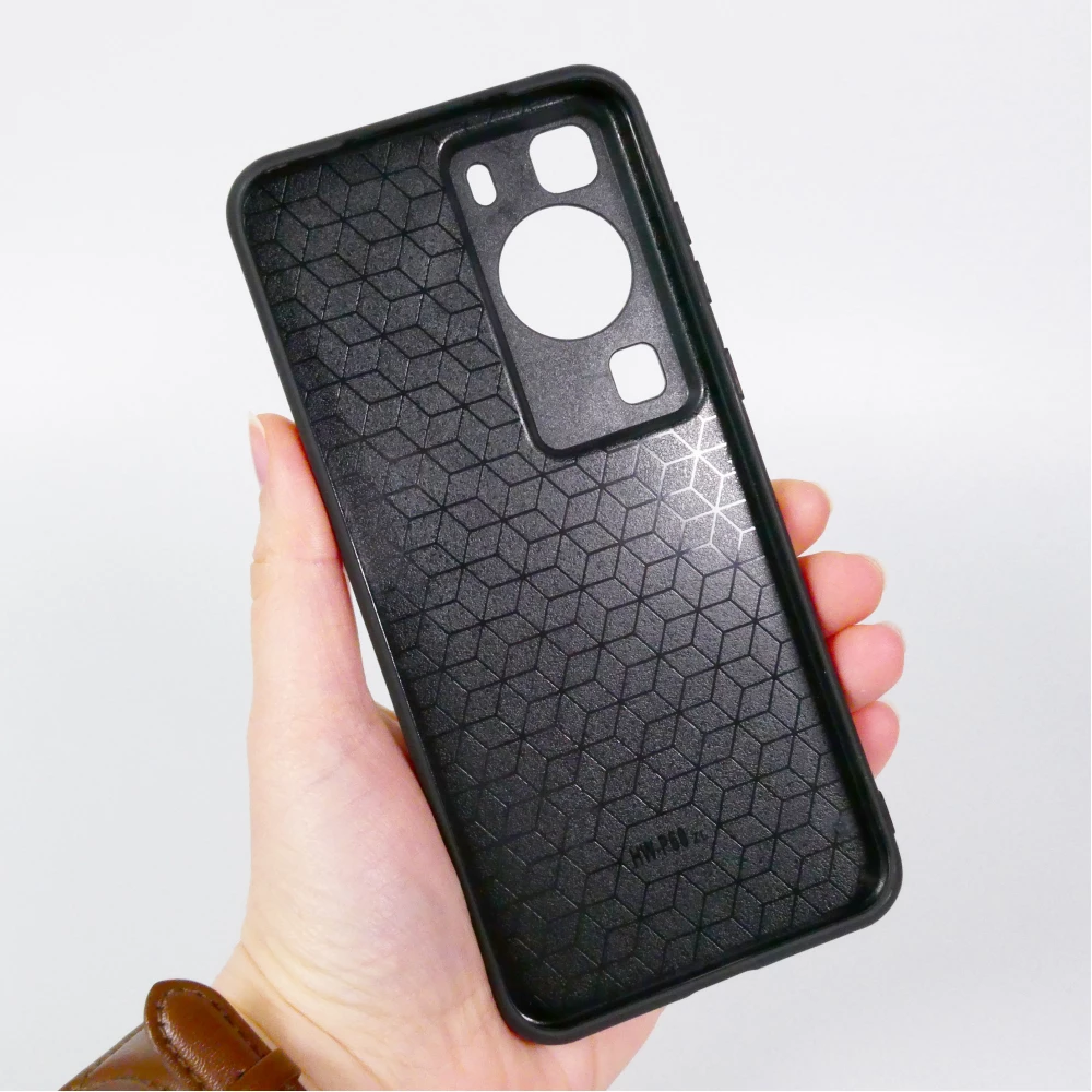 Custom Hülle Silikon schwarz - Huawei P60