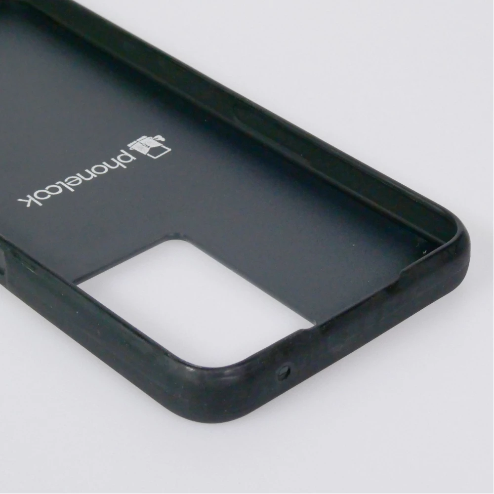Custom Hülle Silikon schwarz - OPPO A57