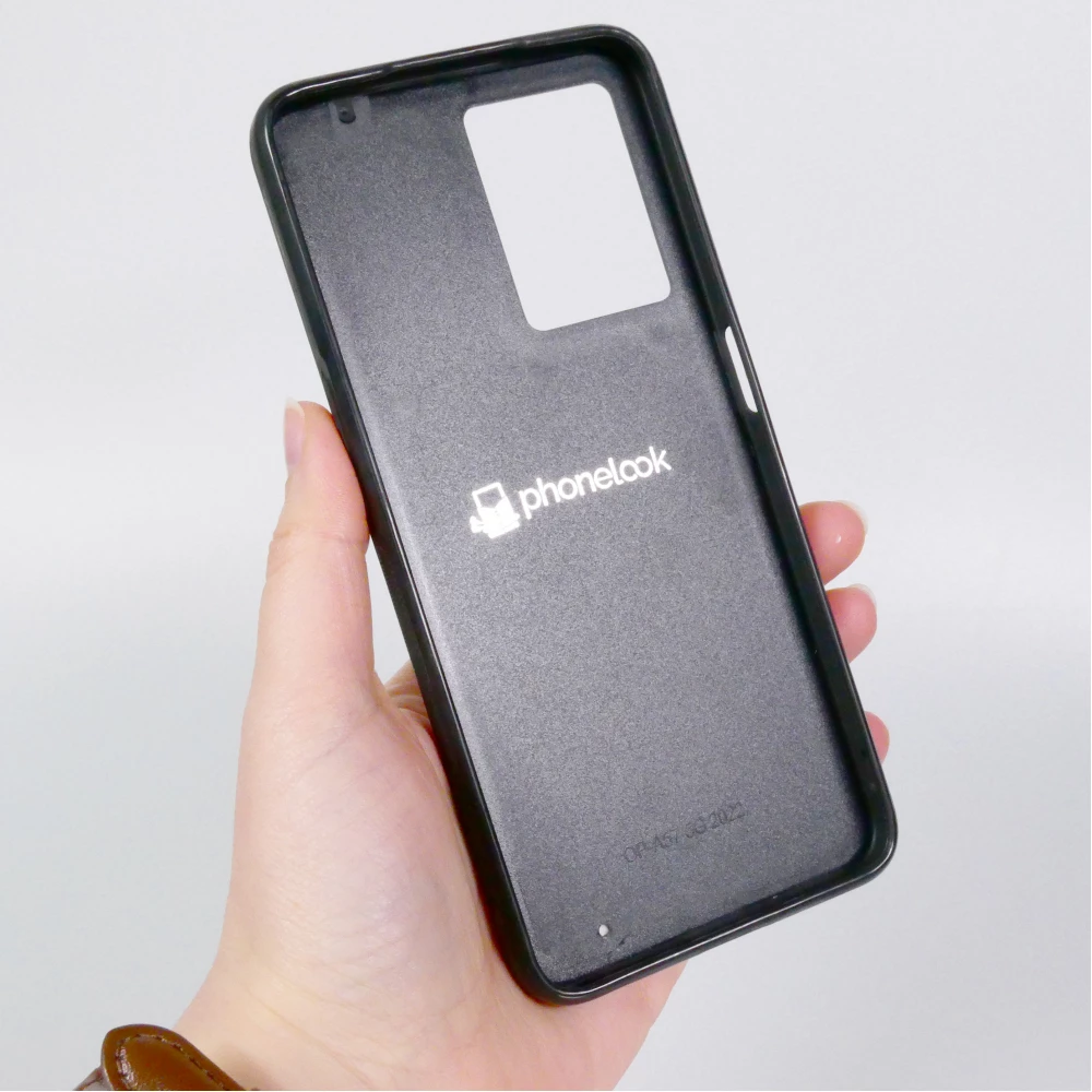 Custom Hülle Silikon schwarz - OPPO A57