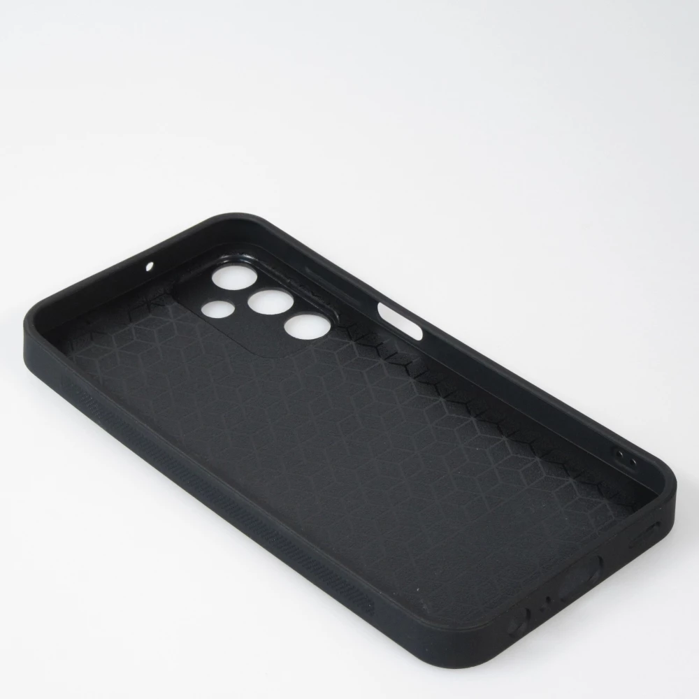 Coque personnalisée en silicone rigide noir - Samsung Galaxy A15