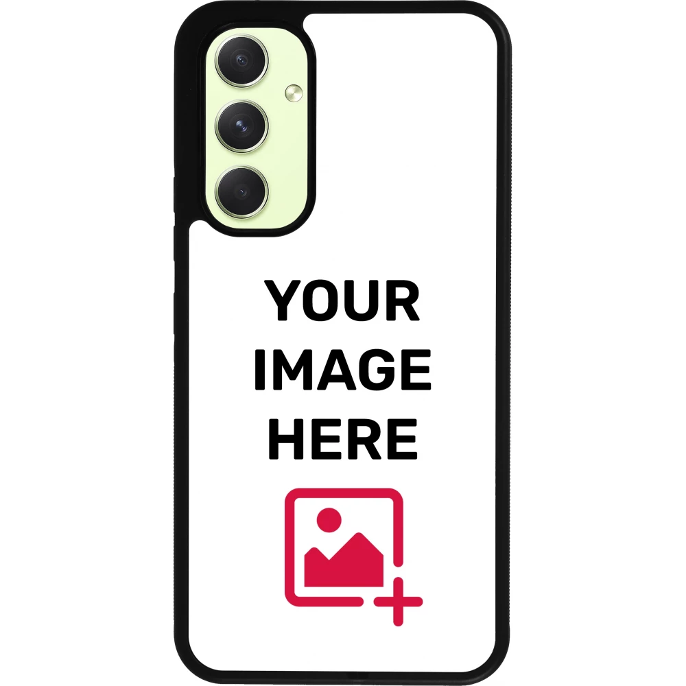 Coque personnalisée en Silicone rigide noir - Samsung Galaxy A54 5G