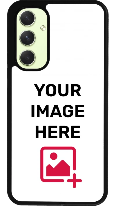 Coque personnalisée en Silicone rigide noir - Samsung Galaxy A54 5G