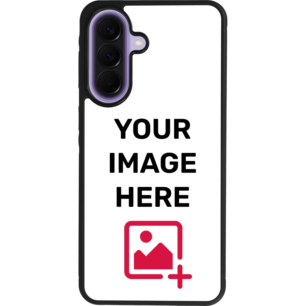 Personalisierte Hülle Silikon schwarz - Samsung Galaxy A57 5G