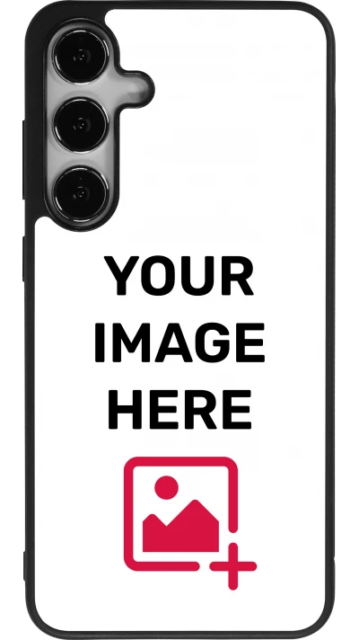 Coque personnalisée en silicone rigide noir - Samsung Galaxy S25+