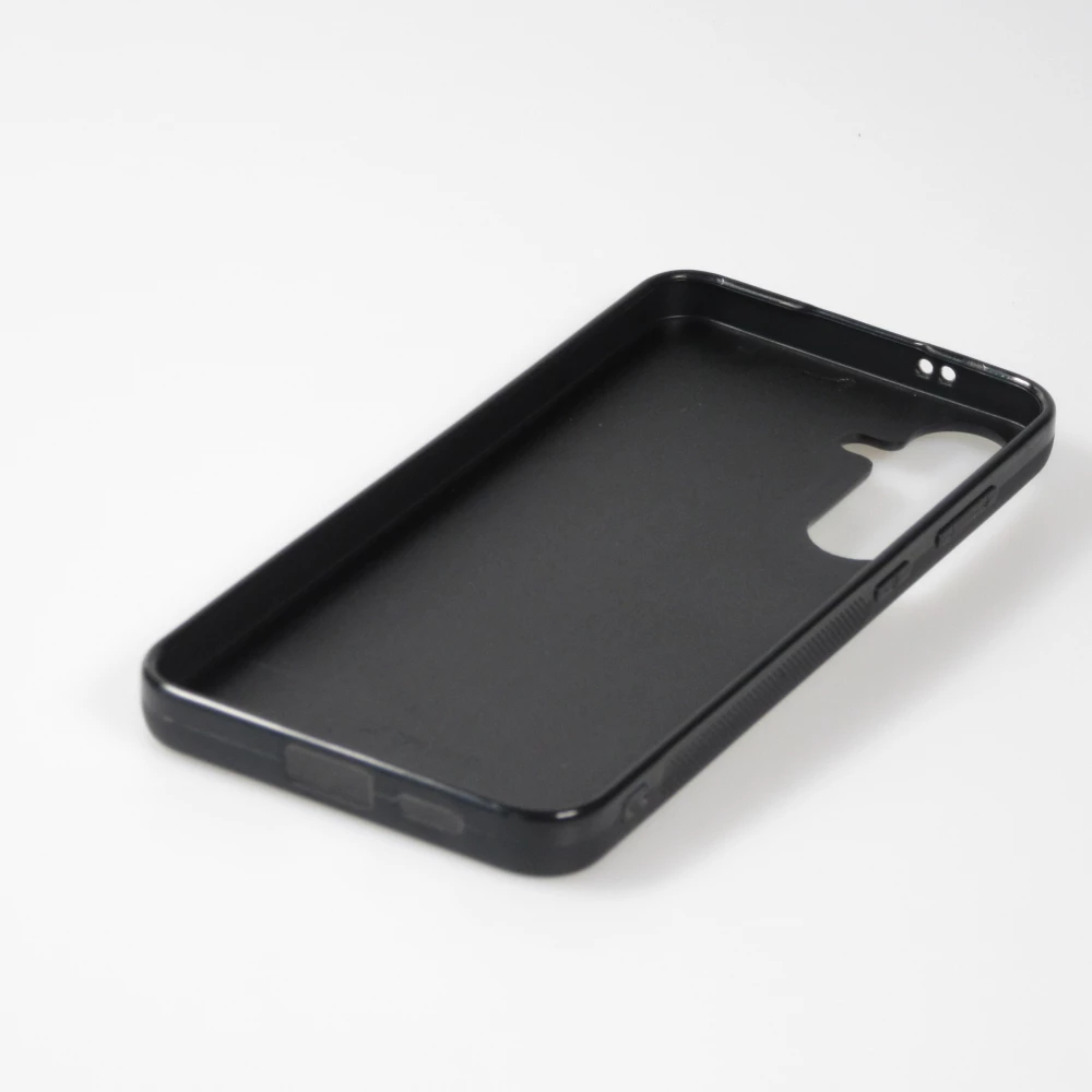 Custom Hülle Silikon schwarz - Samsung Galaxy S25+
