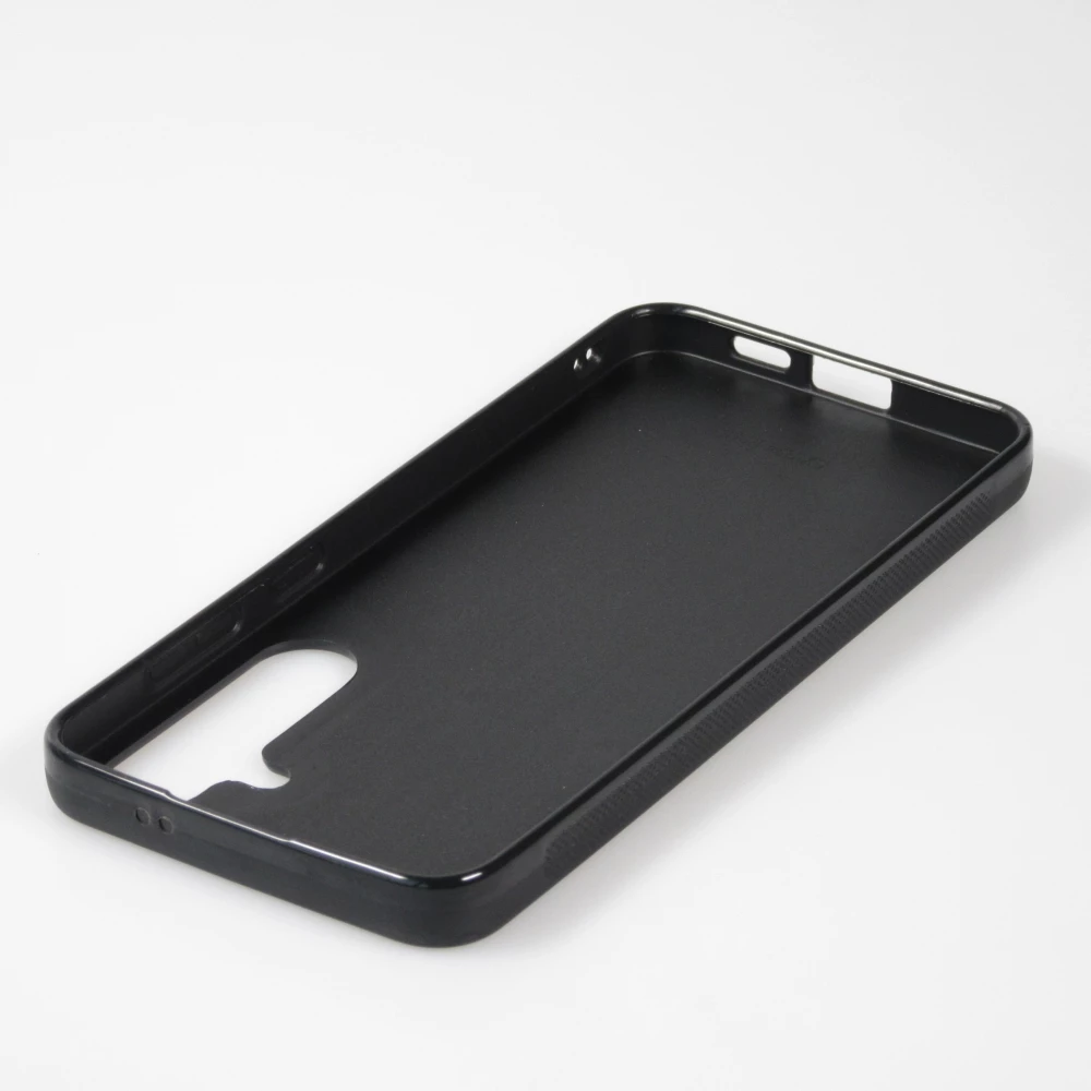 Custom Hülle Silikon schwarz - Samsung Galaxy S25+