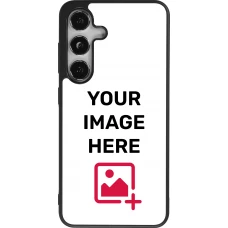 Coque personnalisée en silicone rigide noir - Samsung Galaxy S25