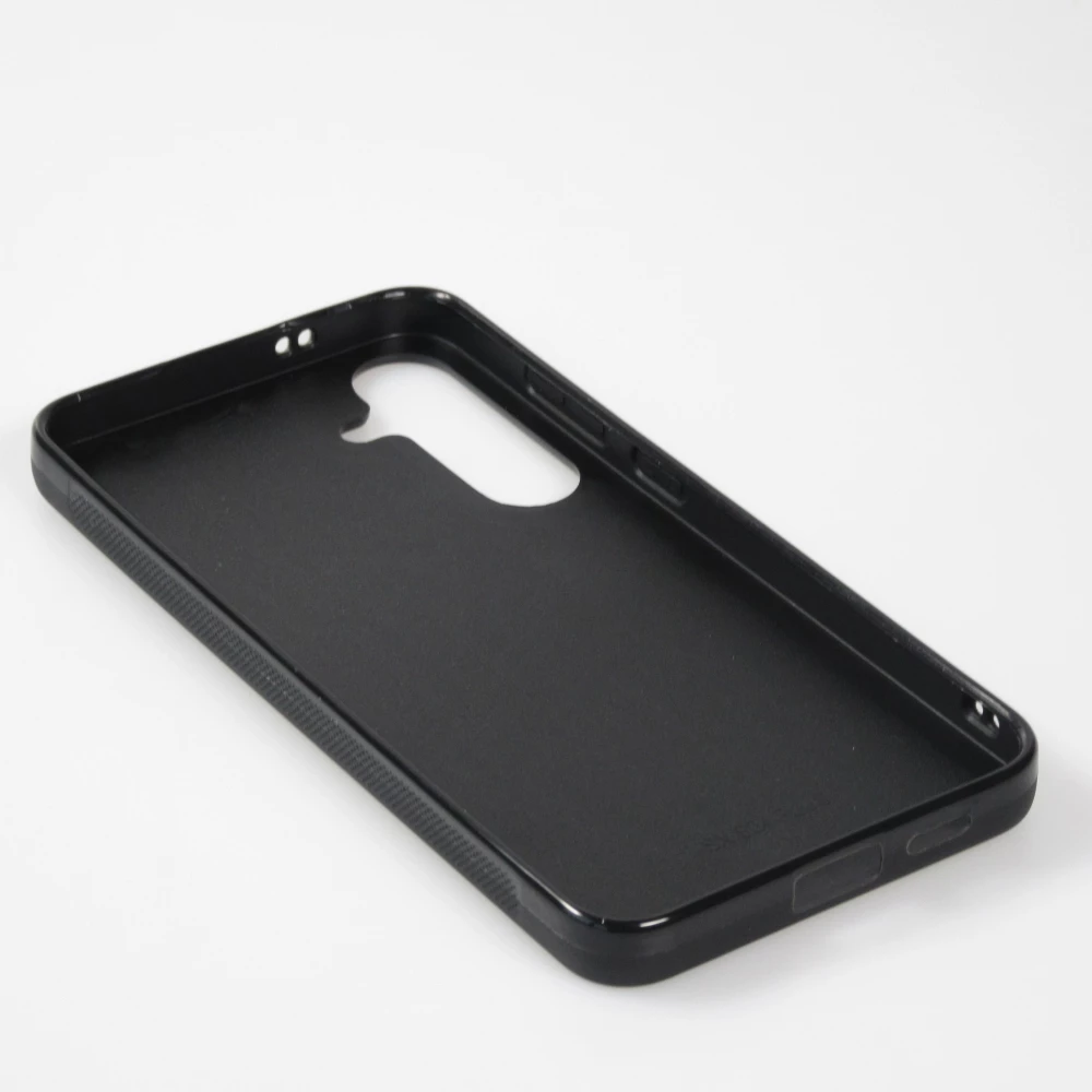 Coque personnalisée en silicone rigide noir - Samsung Galaxy S25