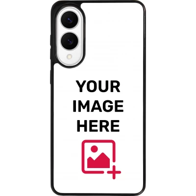 Coque personnalisée en silicone rigide noir - Samsung Galaxy S25 Edge