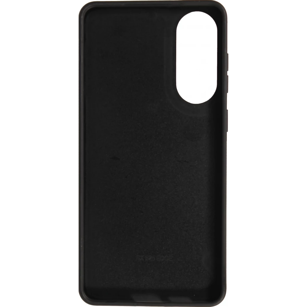 Custom Hülle Silikon schwarz - Samsung Galaxy S25 Edge