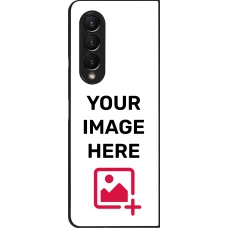 Coque personnalisée en silicone rigide noir - Samsung Galaxy Z Fold3 5G