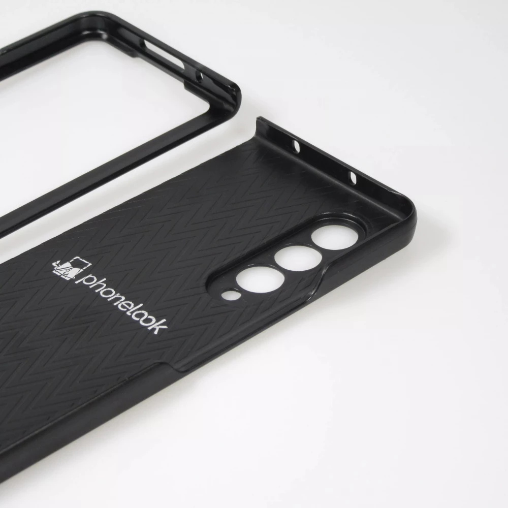 Coque personnalisée en silicone rigide noir - Samsung Galaxy Z Fold4