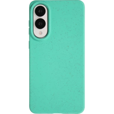 Coque Samsung Galaxy S25 Edge - Bio Eco-Friendly biodégradable écologique nature - Turquoise