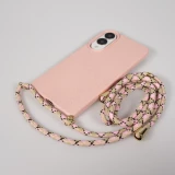 Coque Samsung Galaxy S25 Edge - Bio Eco-Friendly nature avec cordon collier - Rose