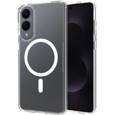 Hülle Samsung Galaxy S25 FE - MagSafe kompatibel Gummi transparent TPU Silikon
