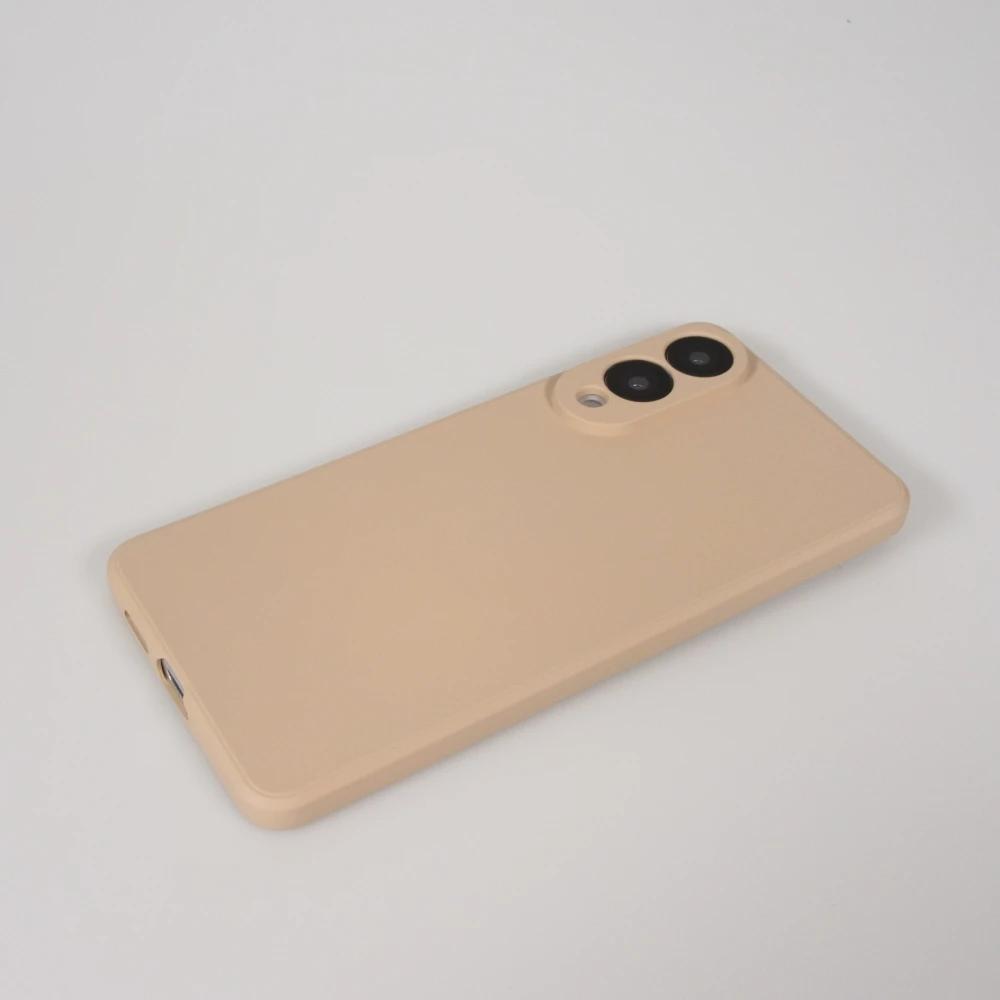 Coque Samsung Galaxy S25 Edge - Gel soft touch - Beige