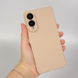 Coque Samsung Galaxy S25 Edge - Gel soft touch - Beige