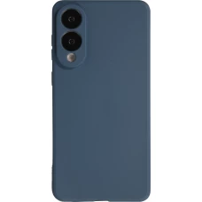Coque Samsung Galaxy S25 Edge - Gel soft touch - Bleu foncé