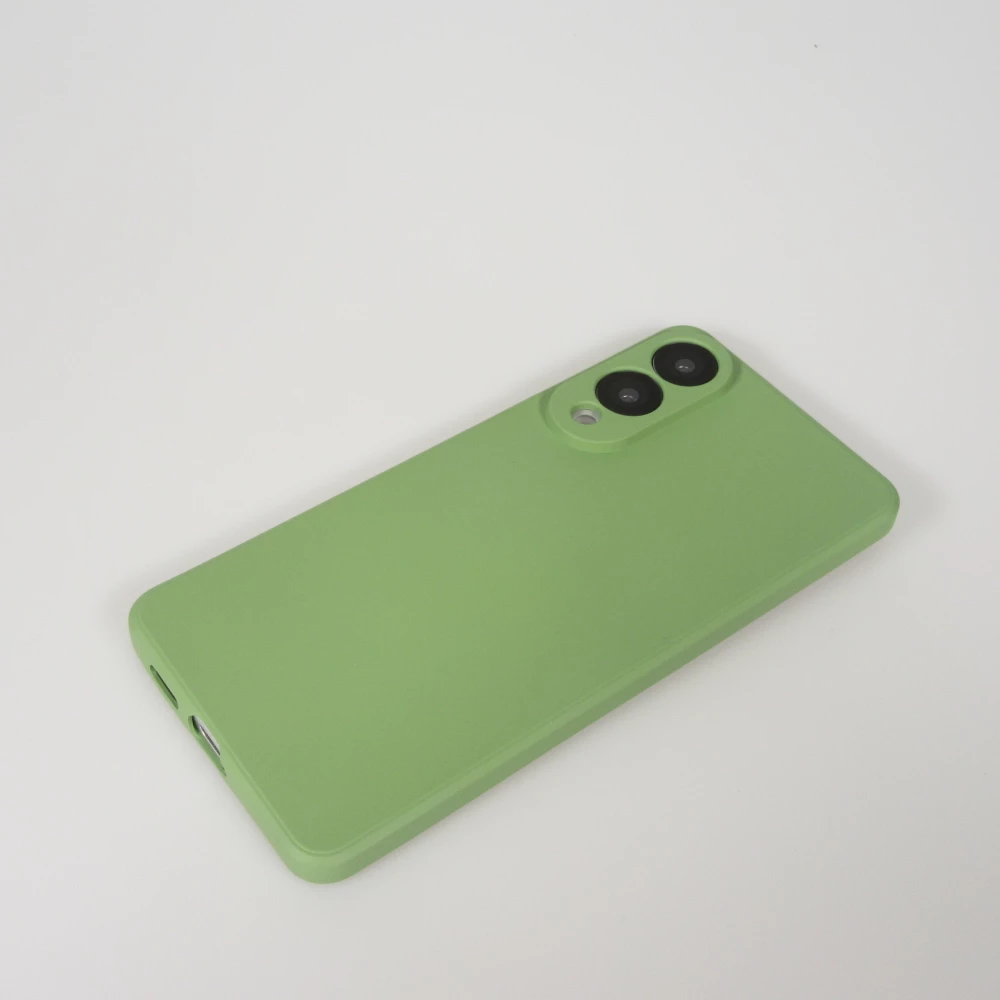 Samsung Galaxy S25 Edge Case Hülle - Silikon soft touch - Grün