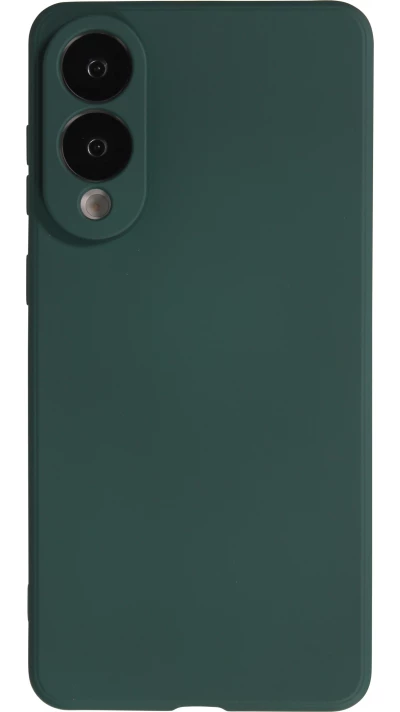 Samsung Galaxy S25 FE Case Hülle - Silikon soft touch - Dunkelgrün