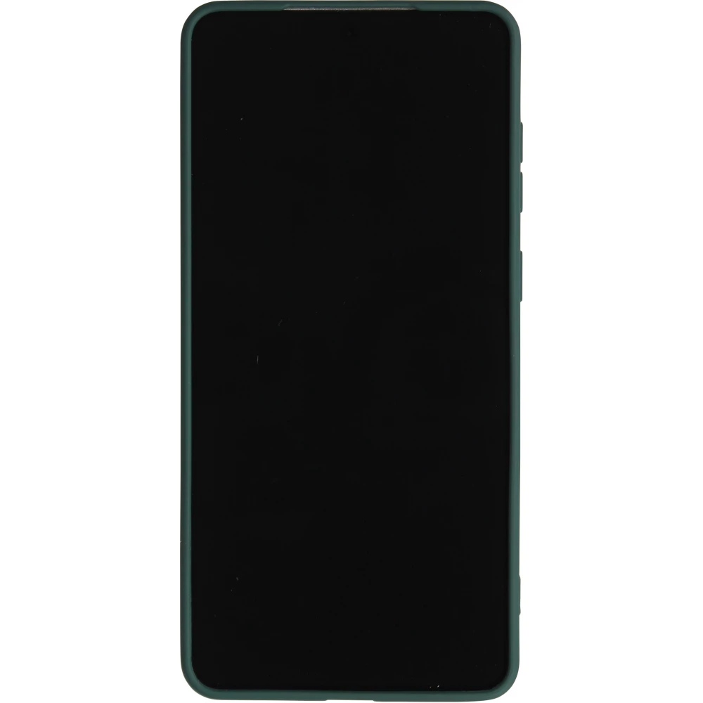 Samsung Galaxy S25 Edge Case Hülle - Silikon soft touch - Dunkelgrün