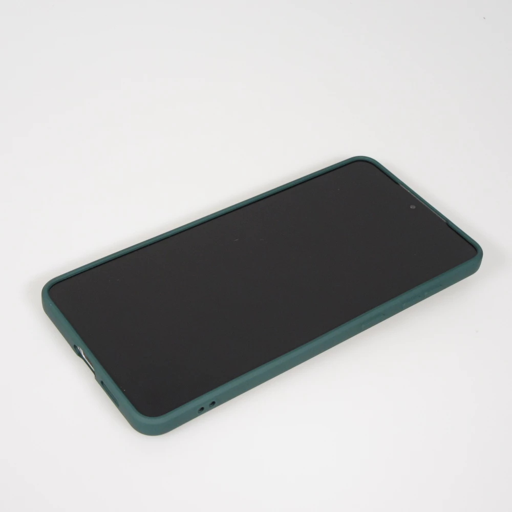 Samsung Galaxy S25 Edge Case Hülle - Silikon soft touch - Dunkelgrün
