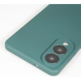 Samsung Galaxy S25 Edge Case Hülle - Silikon soft touch - Dunkelgrün